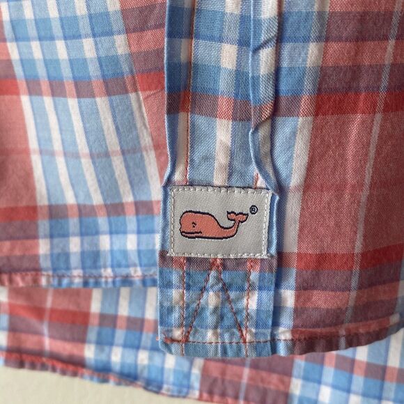 Vineyard Vines Women's Plaid Weekend‎ Slim Fit Murray Shirt SZL Weekend Preppy - Picture 5 of 10